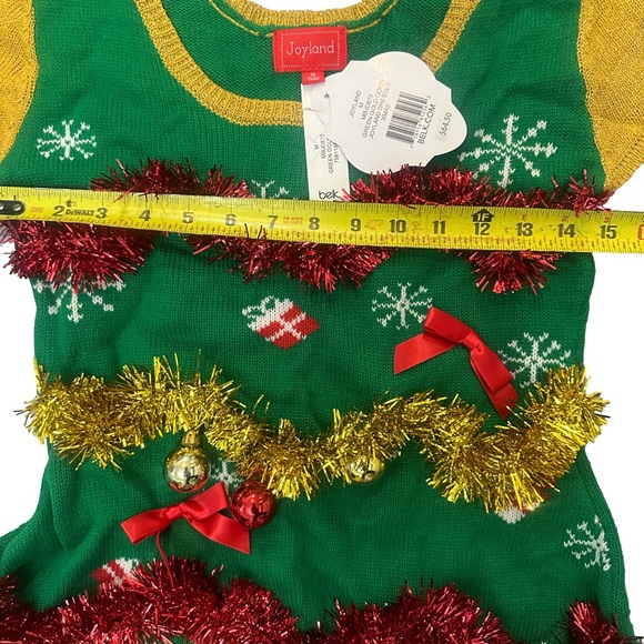 🎄NWT Womens Ugly Christmas Sweater Dress Med Holiday Party Novelty 🎄 - Picture 4 of 5